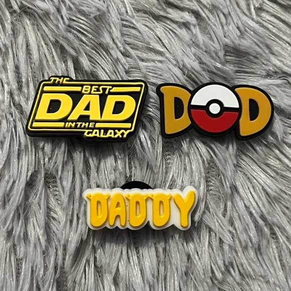 Dad Croc Charm Set - Picture 1 of 1